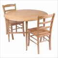 Doba-Bnt Basics Drop Leaf Kitchen Table with Ladder Back Chair Set SA143194